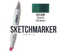 Маркер Sketchmarker G120 Dark Green (Темний зелений) SM-G120-foto2