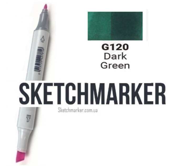 Маркер Sketchmarker Dark Green (Темный зеленый), SM-G120