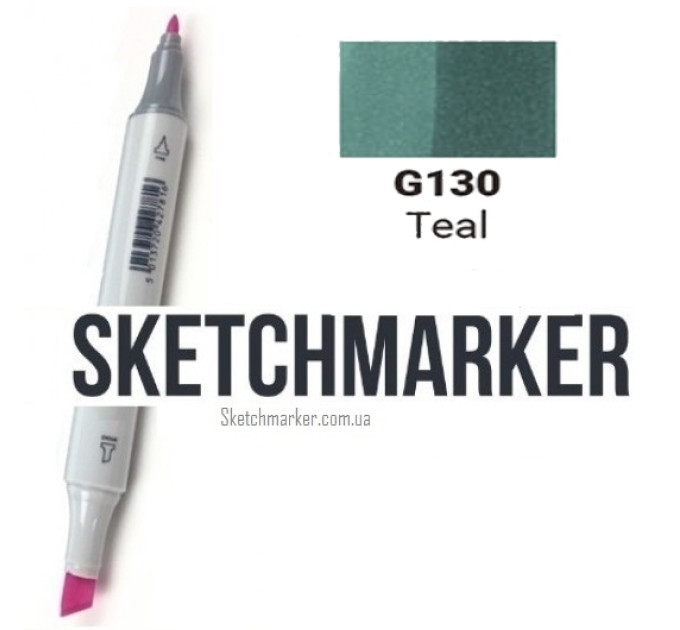 Маркер Sketchmarker G130 Teal (Зеленувато-блакитний) SM-G130