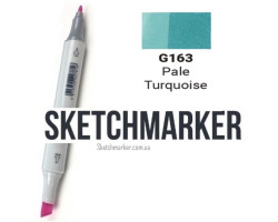 Маркер Sketchmarker G163 Pale Turquoise (Блідо бірюзовий) SM-G163-foto2