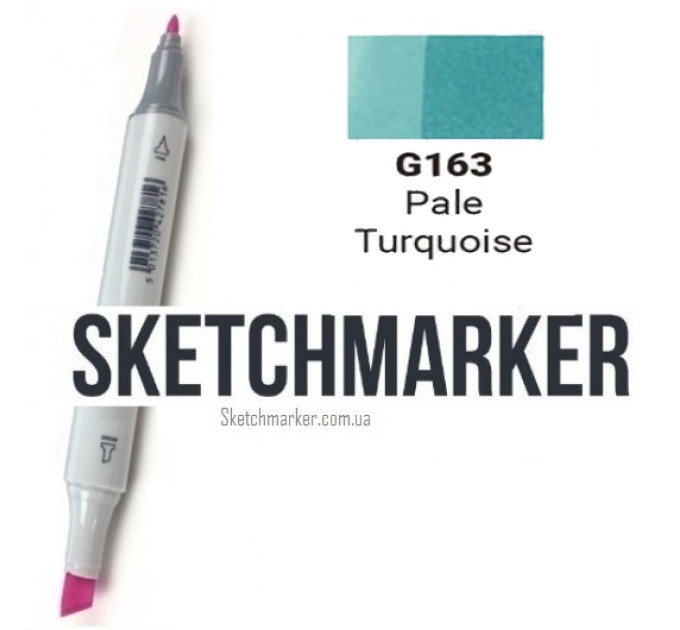 Маркер Sketchmarker G163 Pale Turquoise (Блідо бірюзовий) SM-G163