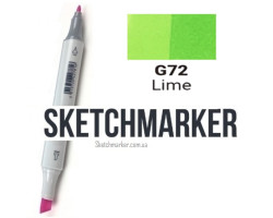 Маркер SketchMarker Зелений лайм G72-foto2