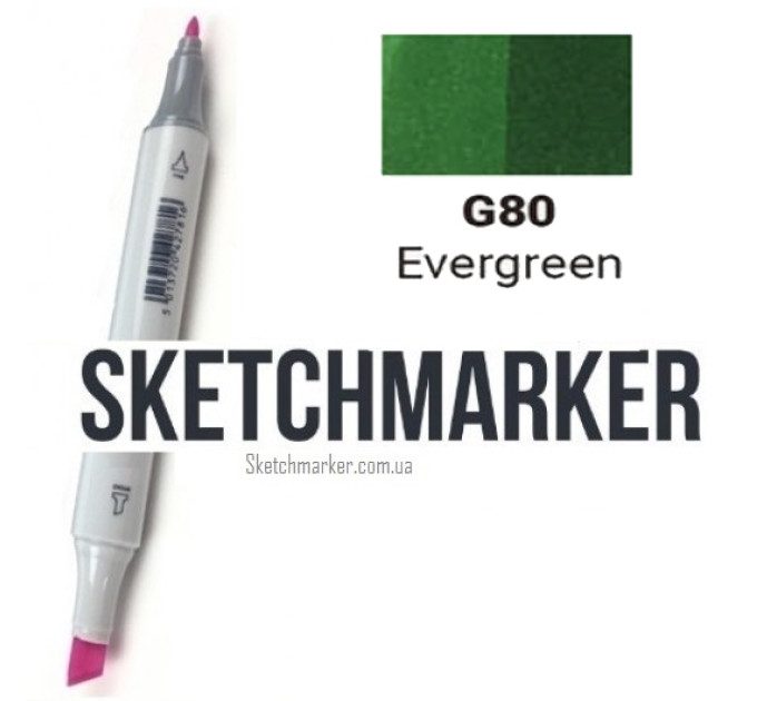 Маркер Sketchmarker Evergreen (Вечнозеленый), SM-G080