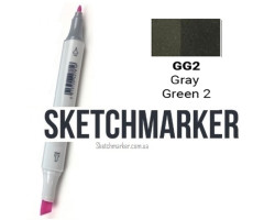 Маркер Sketchmarker GG2 Gray Green 2 (Сіро-зелений 2) SM-GG2-foto2