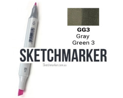 Маркер Sketchmarker GG3 Gray Green 3 (Сіро зелений 3) SM-GG3-foto2