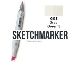 Маркер Sketchmarker GG8 Gray Green 8 (Сіро-зелений 8) SM-GG8-foto2
