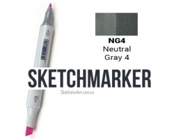 Маркер Sketchmarker NG4 Neutral Gray 4 (Нейтральний сірий 4) SM-NG4-foto2