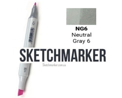 Маркер Sketchmarker Поштучно SKETCHMARKER Neutral Gray 6 (Нейтральный серый 6), SM-NG06-foto2