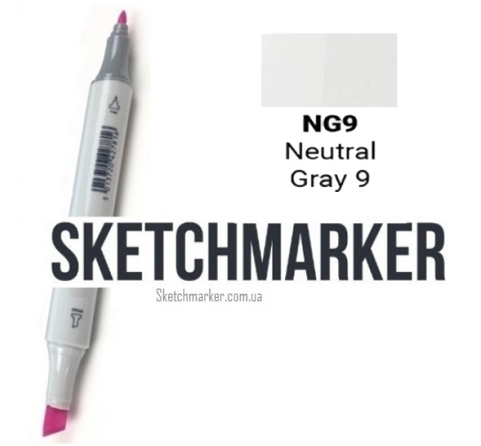 Маркер Sketchmarker Поштучно SKETCHMARKER Neutral Gray 9 (Нейтральный серый 9), SM-NG09