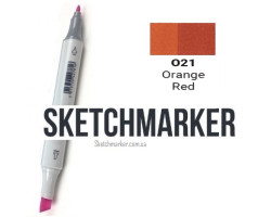 Маркер Sketchmarker O21 Orange Red (Оранжево-червоний) SM-O21-foto2