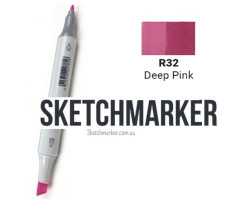 Маркер Sketchmarker R32 Deep Pink (Глибокий Рожевий) SM-R32-foto2