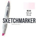 Маркер Sketchmarker R35 Silver Pink (Сріблясто рожевий) SM-R35