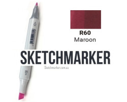 Маркер Sketchmarker R60 Maroon (Темно-бордовий) SM-R60-foto2