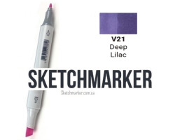 Маркер Sketchmarker V21 Deep Lilac (Глибокий бузковий) SM-V21-foto2