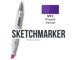 Маркер Sketchmarker V51 Purple Velvet (Фіолетовий оксамит) SM-V51-foto2