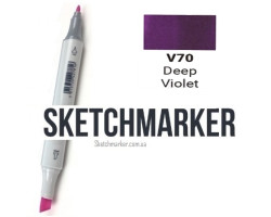 Маркер Sketchmarker V70 Deep Violet (Глибокий фіолетовий) SM-V70-foto2
