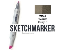Маркер Sketchmarker WG3 Warm Gray 3 (Теплий сірий 3) SM-WG3-foto2