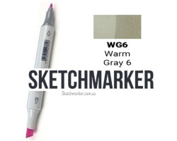 Маркер Sketchmarker WG6 Warm Gray 6 (Теплий сірий 6) SM-WG6-foto2