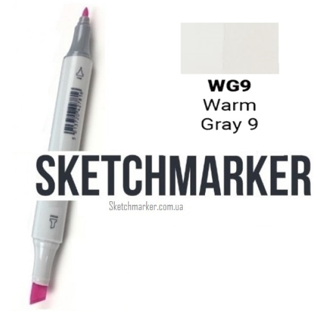 Маркер Sketchmarker Warm Gray 9 (Теплый серый 9), SM-WG09