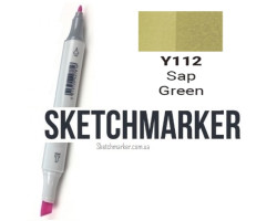 Маркер Sketchmarker Поштучно SKETCHMARKER Sap Green (Зелёная краска из крушины), SM-Y112-foto2