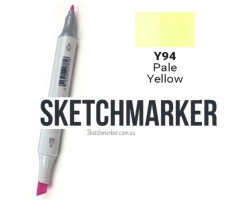 Маркер Sketchmarker Y94 Pale Yellow (Блідо Жовтий) SM-Y94-foto2