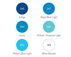 Набор маркеров Winsor Pigment Marker 6 шт. ГОЛУБЫЕ ТОНА-foto2