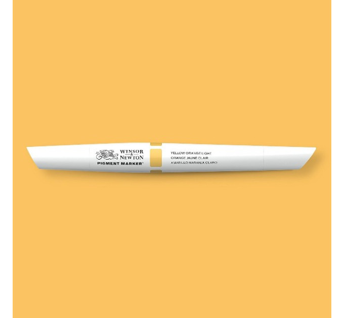 Маркер пигментный Pigment marker Winsor & Newton, № 008 Жовто-помаранчевий світлий