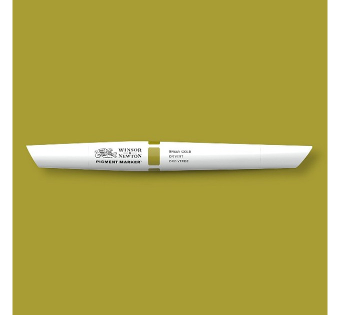 Маркер пигментный Pigment marker Winsor & Newton, № 294 Зелене золото