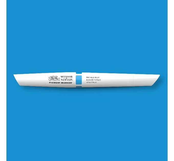 Маркер пигментный Pigment marker Winsor & Newton, № 516 Блакитний ФЦ (фталоціанітовий)