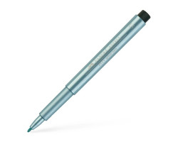 Капиллярная ручка Faber Castell 167392 M ГОЛУБОЙ МЕТАЛЛИК PITT - 167392 (192)