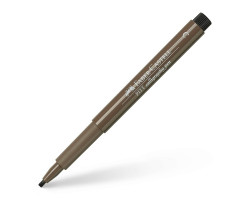 Капиллярная ручка Faber Castell 167577 PITT для каллиграфии ширина линии C = 2.5 mm - коричневый - 167577 (177)