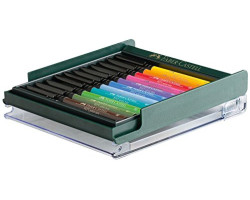 Лайнеры Капиллярная ручка-кисть BRUSH 12 шт ОСНОВНЫЕ ЯРКИЕ ЦВЕТА 267421-foto2