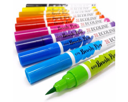 Набор кистей-ручек Ecoline Brushpen 10 шт Royal Talens-foto2