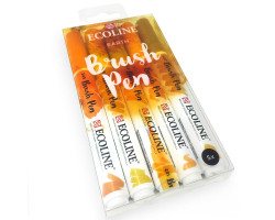 Набор кистей-ручек Ecoline Brushpen EARTH 5 шт, Royal Talens-foto2