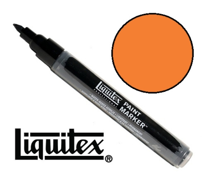 Акриловый маркер Liquitex, Paint Marker 2 мм, №720 Cadmium Orange Hue