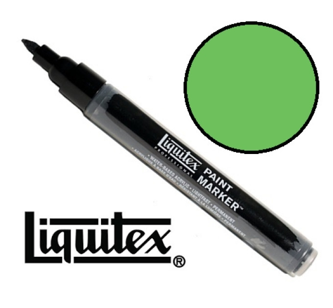 Акриловый маркер Liquitex, Paint Marker 2 мм, №740 Vivid Lime Green